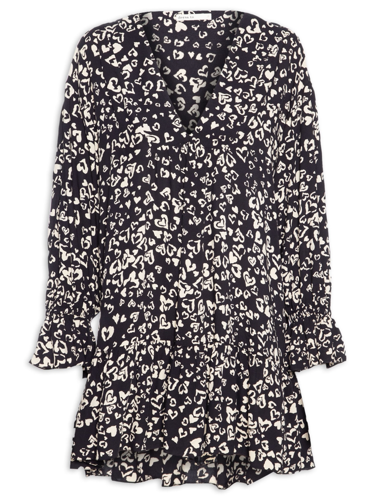 Vestido Amplo Xodó - Preto