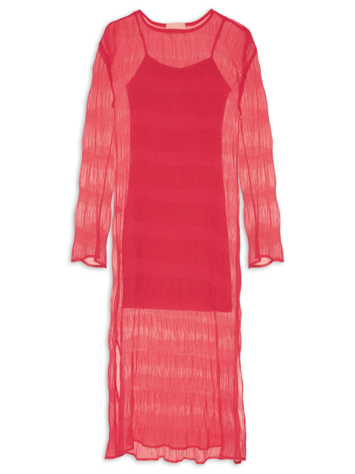 Vestido Anarruga - Rosa