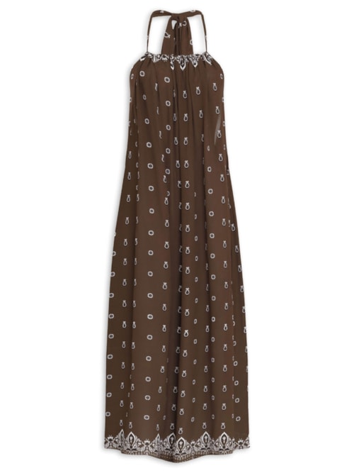 Vestido Andrea - Marrom