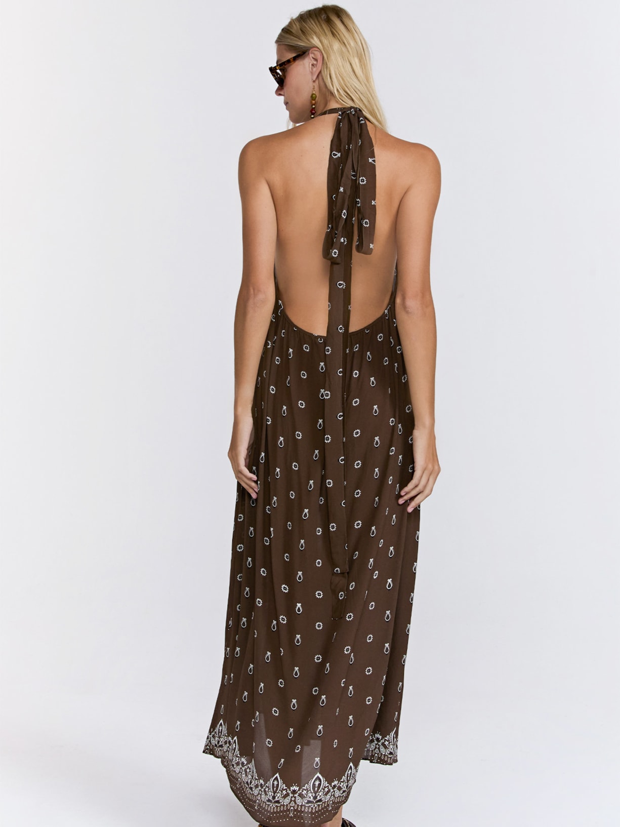 Vestido Andrea Marrom Triya