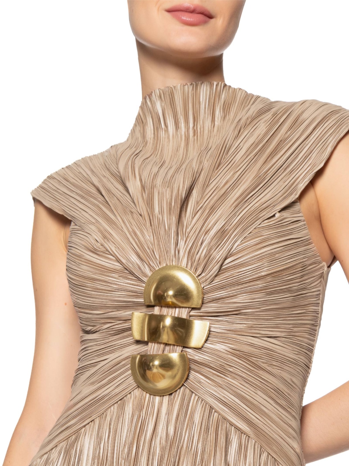 Vestido Andrômeda Bege Cult Gaia