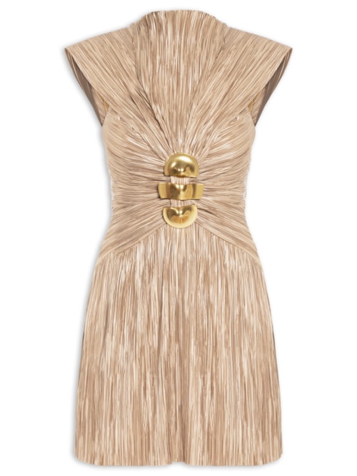 Vestido Andrômeda - Bege