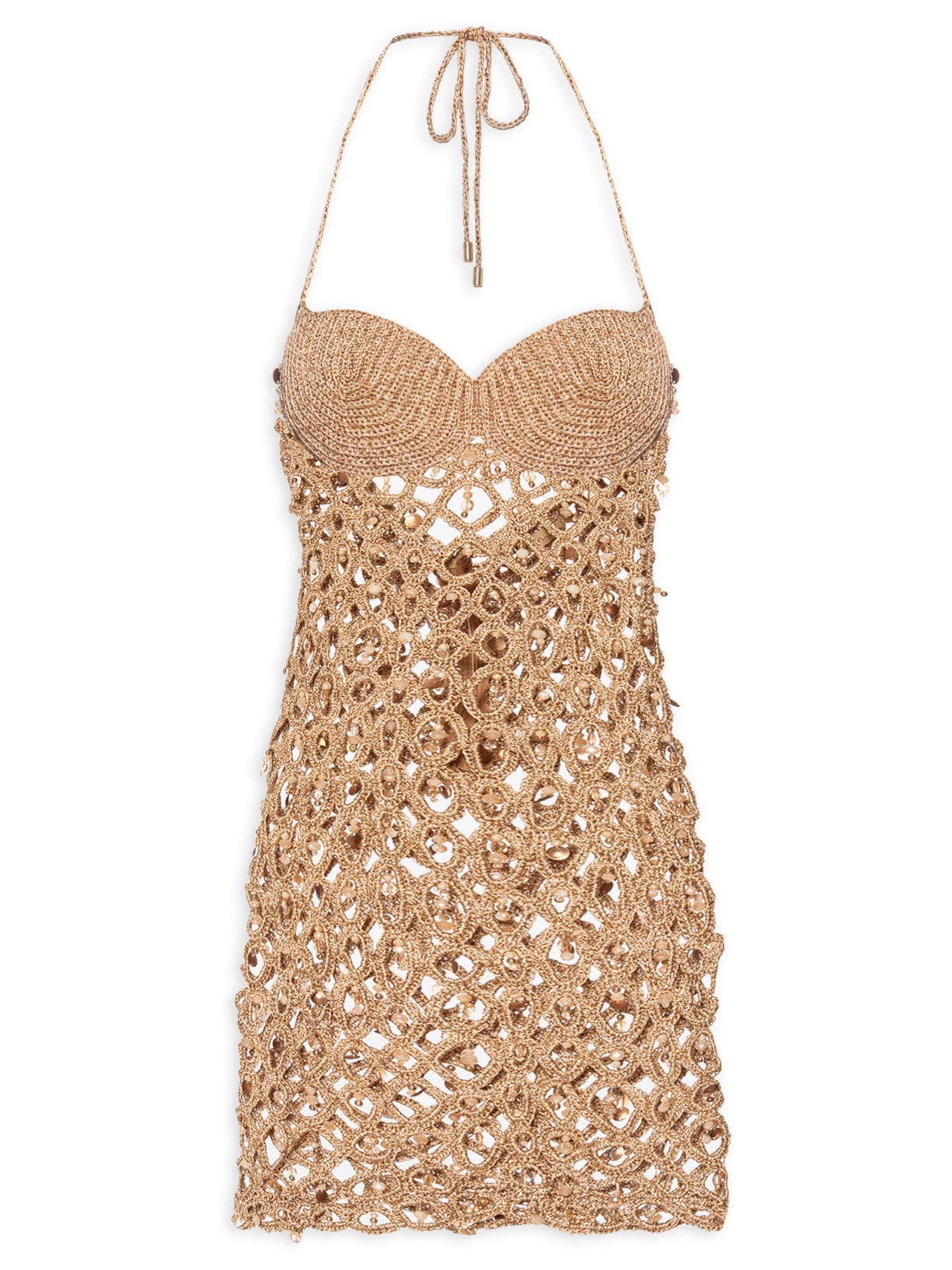 Vestido Angkor - Bege