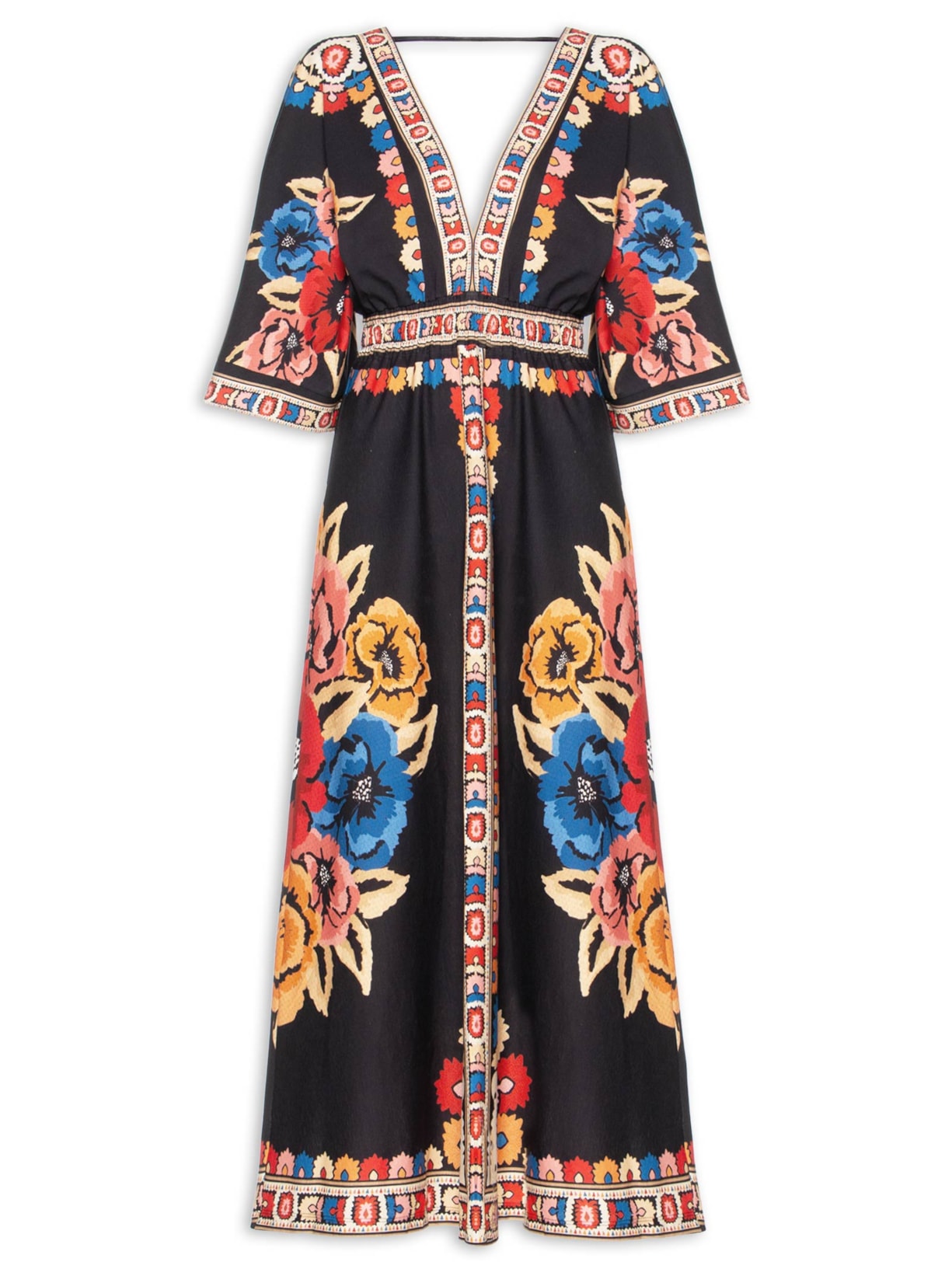 Vestido Antuerpia Lenço - Preto