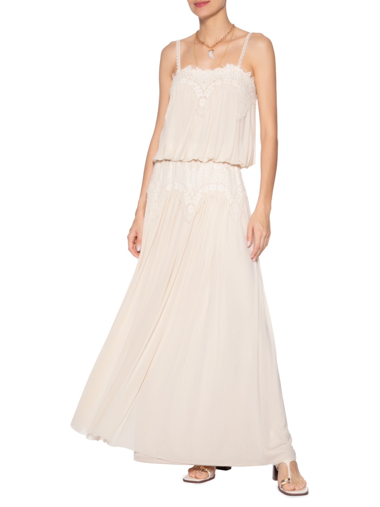 Vestido Areta Off White Iorane