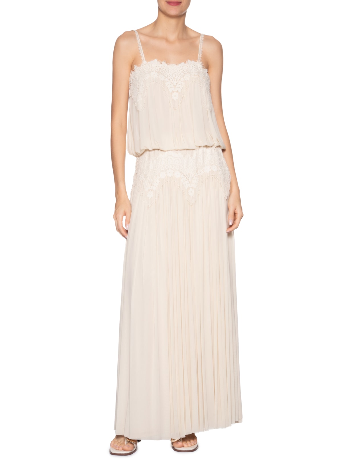 Vestido Areta Off White Iorane