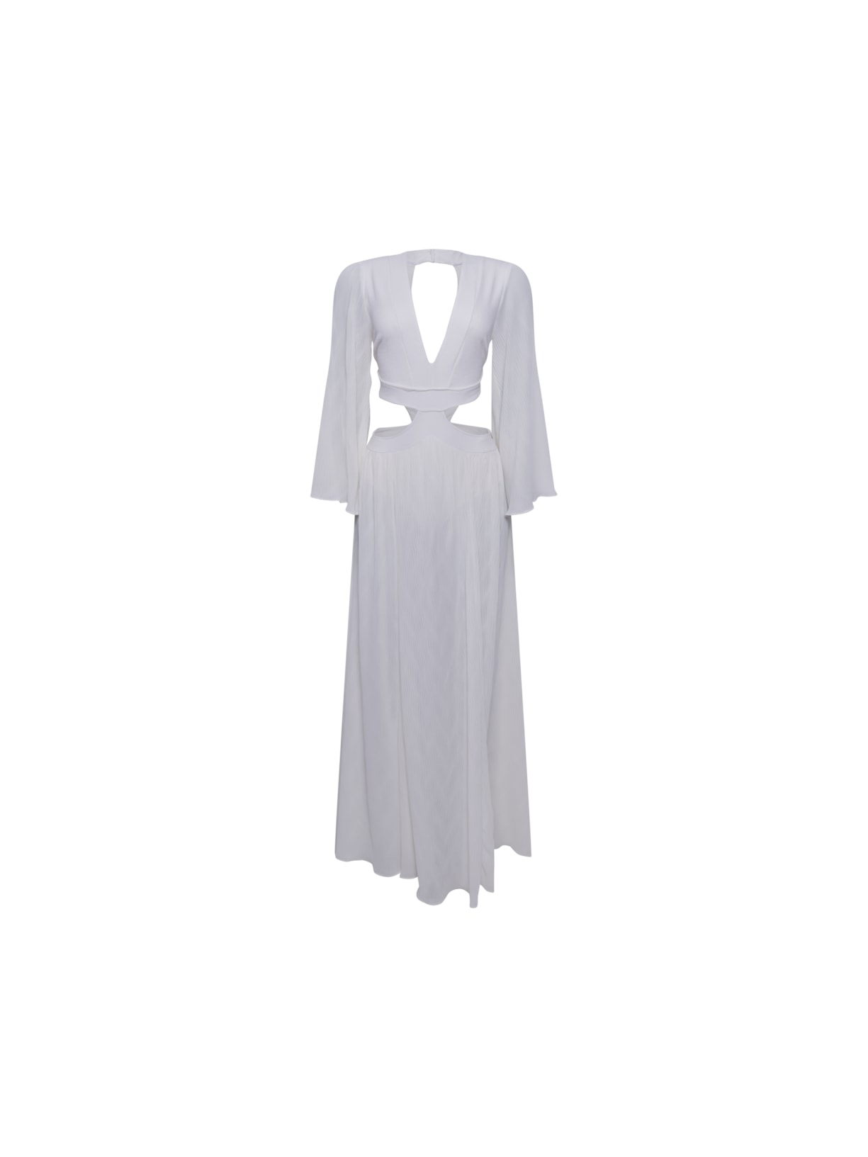 Vestido Aretha Plissado - Off White