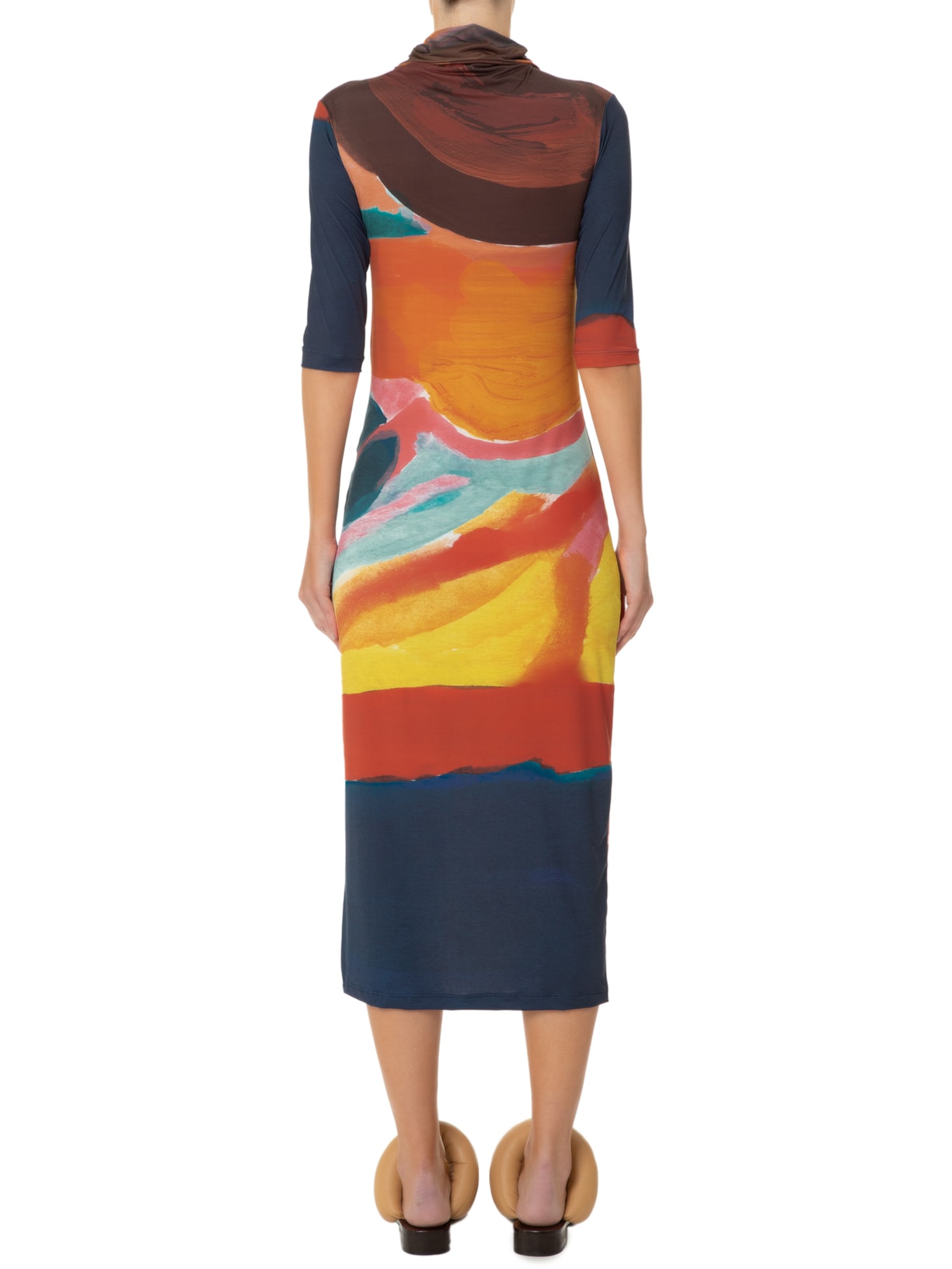 Vestido Arquipélago Azul Angela Brito