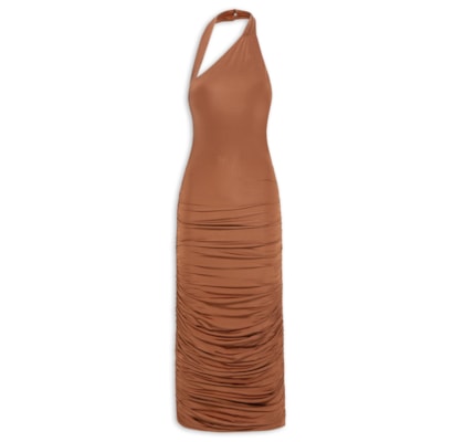 Vestido Ârtemis Midi - Marrom