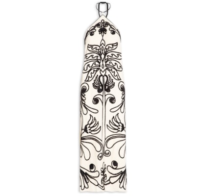 Vestido Artesanal Corneli Esplendor - Bege