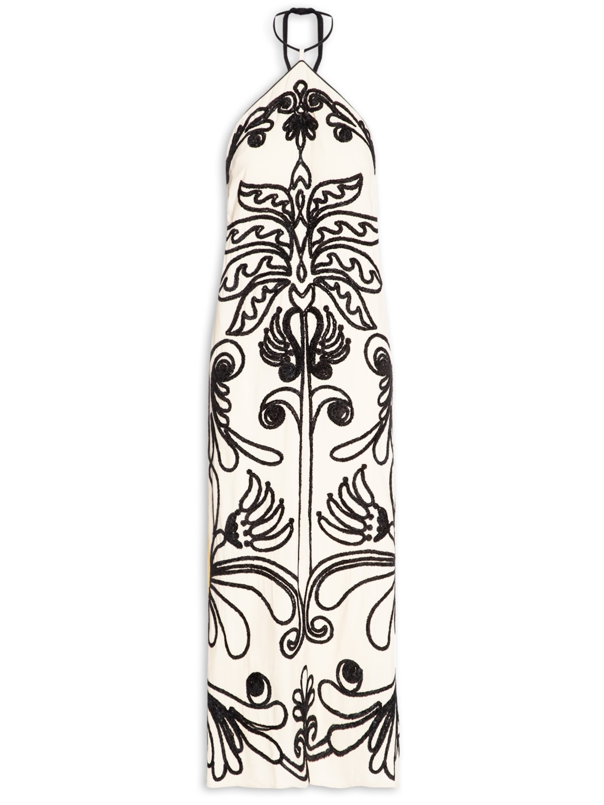 Vestido Artesanal Corneli Esplendor - Bege