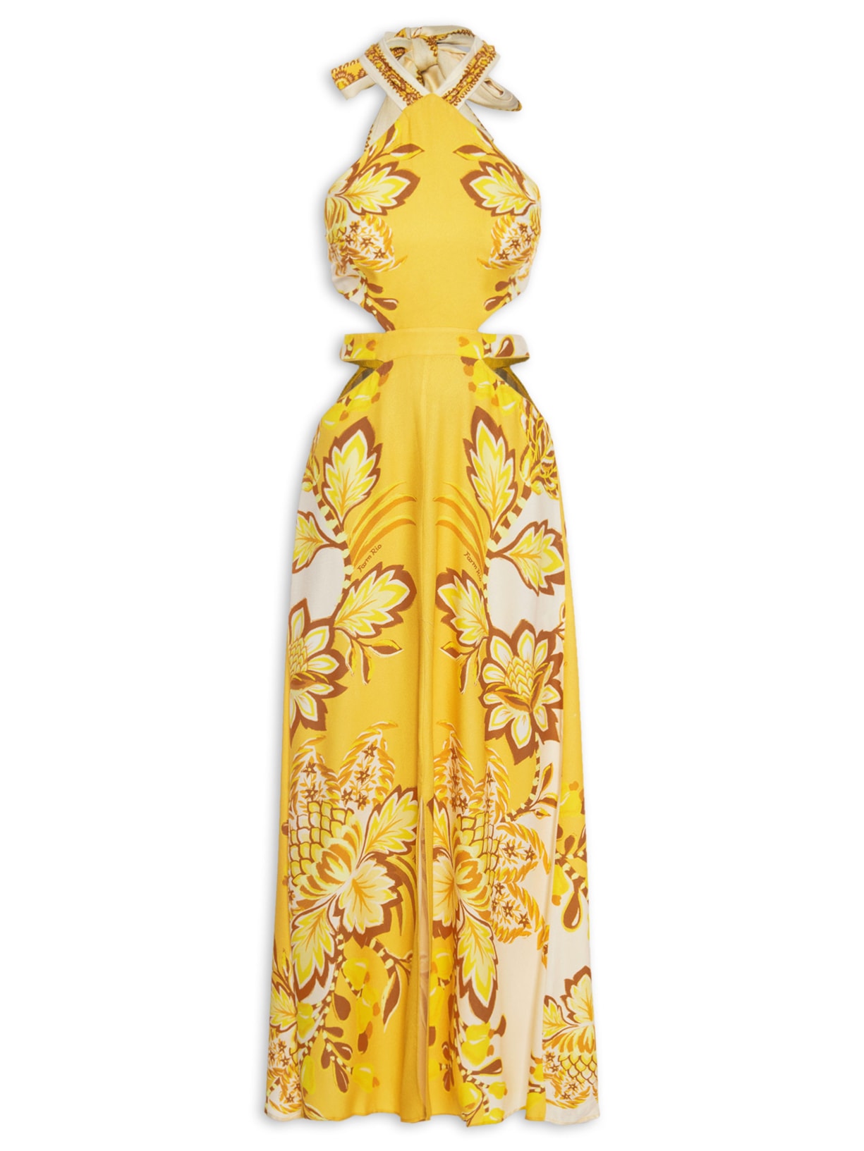 Vestido Aura Floral - Amarelo