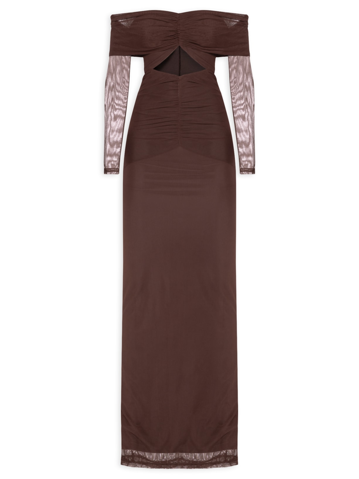 Vestido Aura - Marrom