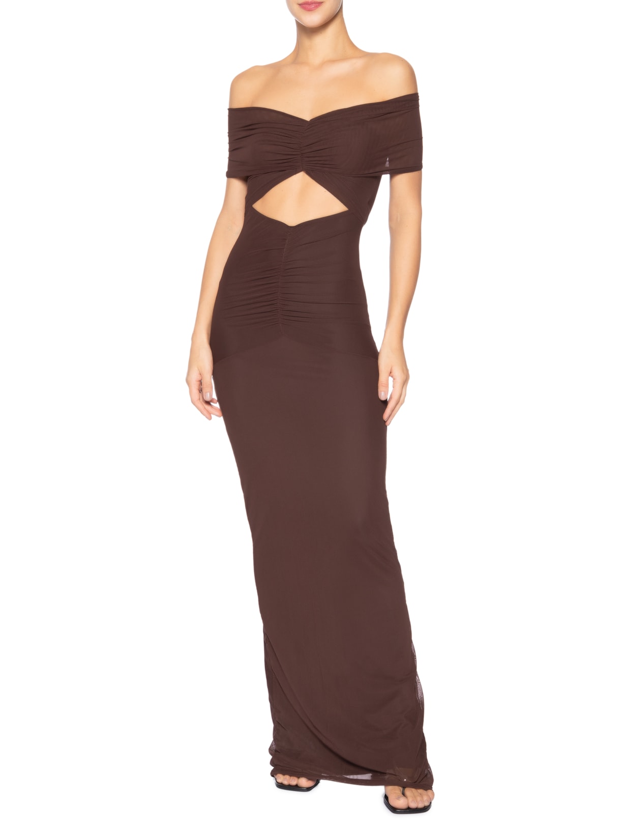 Vestido Aura Marrom La Sirène