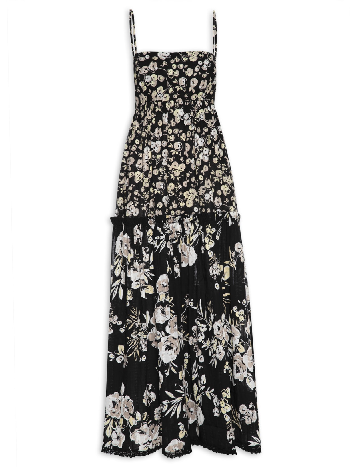 Vestido Aurora Midi - Preto