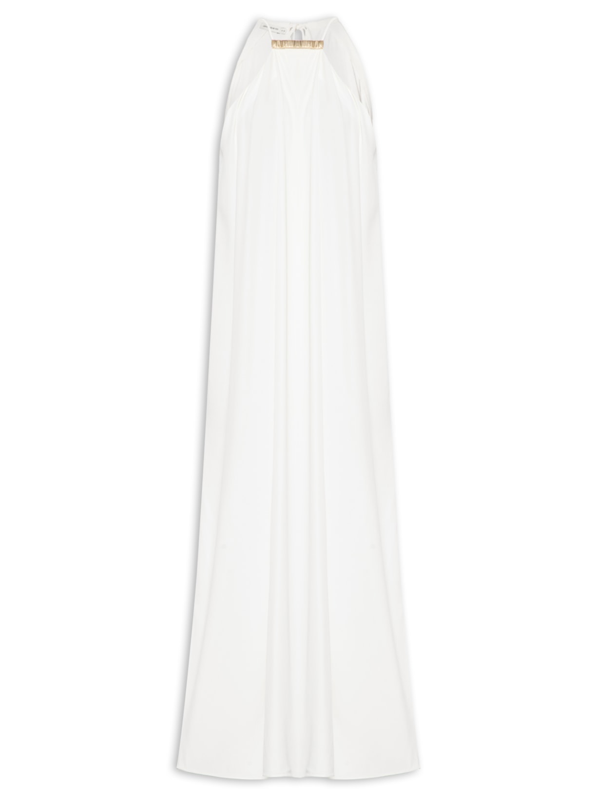 Vestido Aviamento Decote - Branco