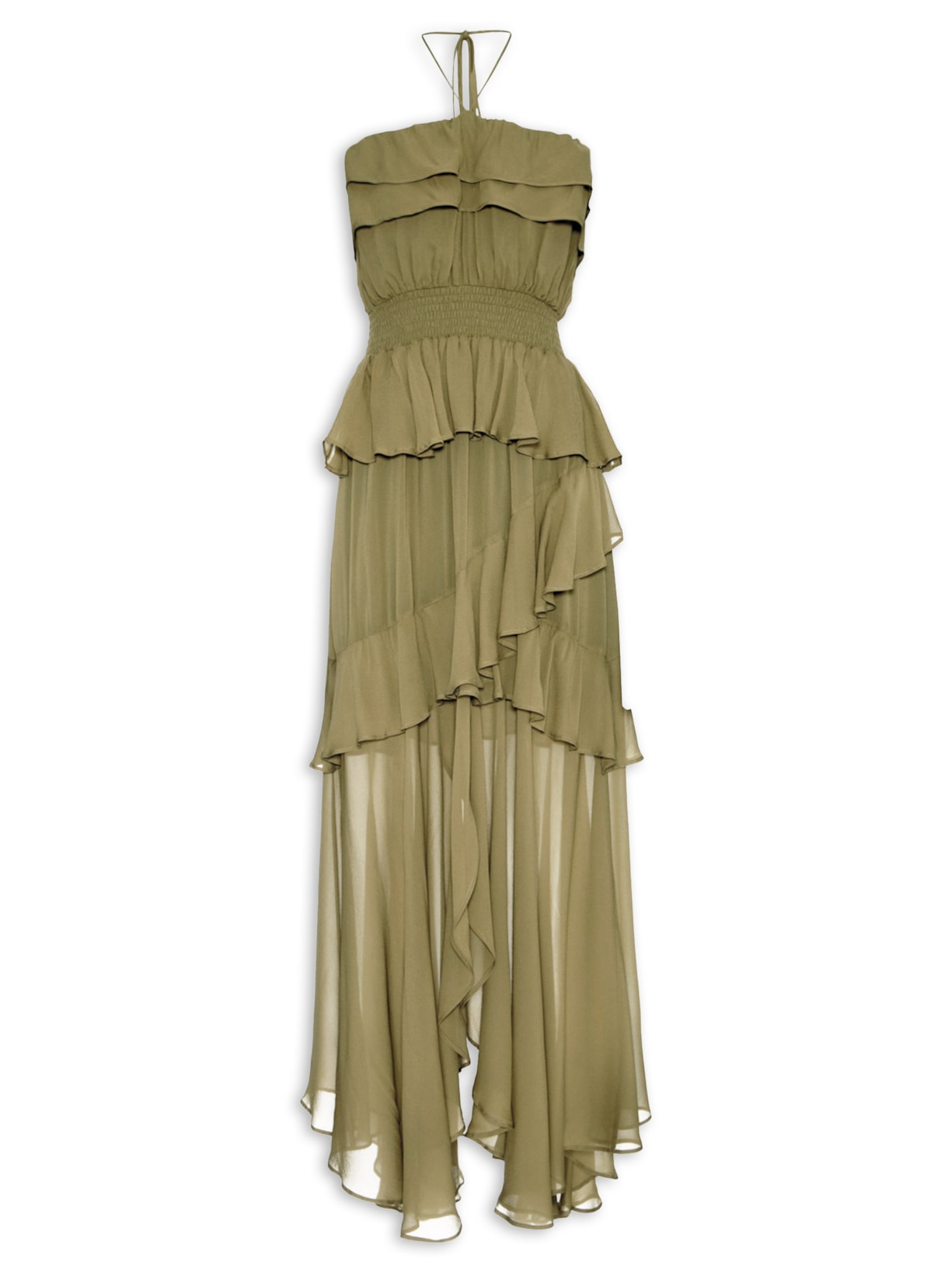 Vestido Avignon Verde Mixed