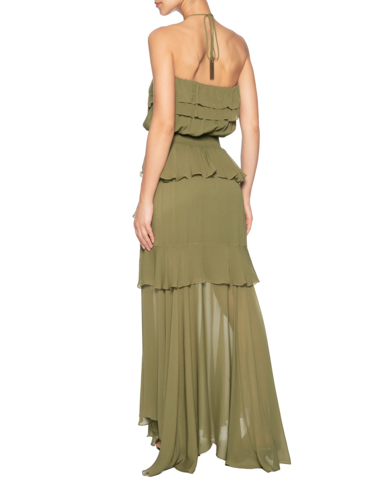 Vestido Avignon Verde Mixed