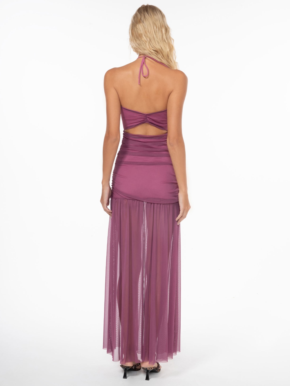 Vestido Azas Roxo Triya