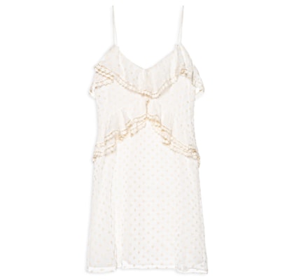 Vestido Babado Artesanal Serena - Off White