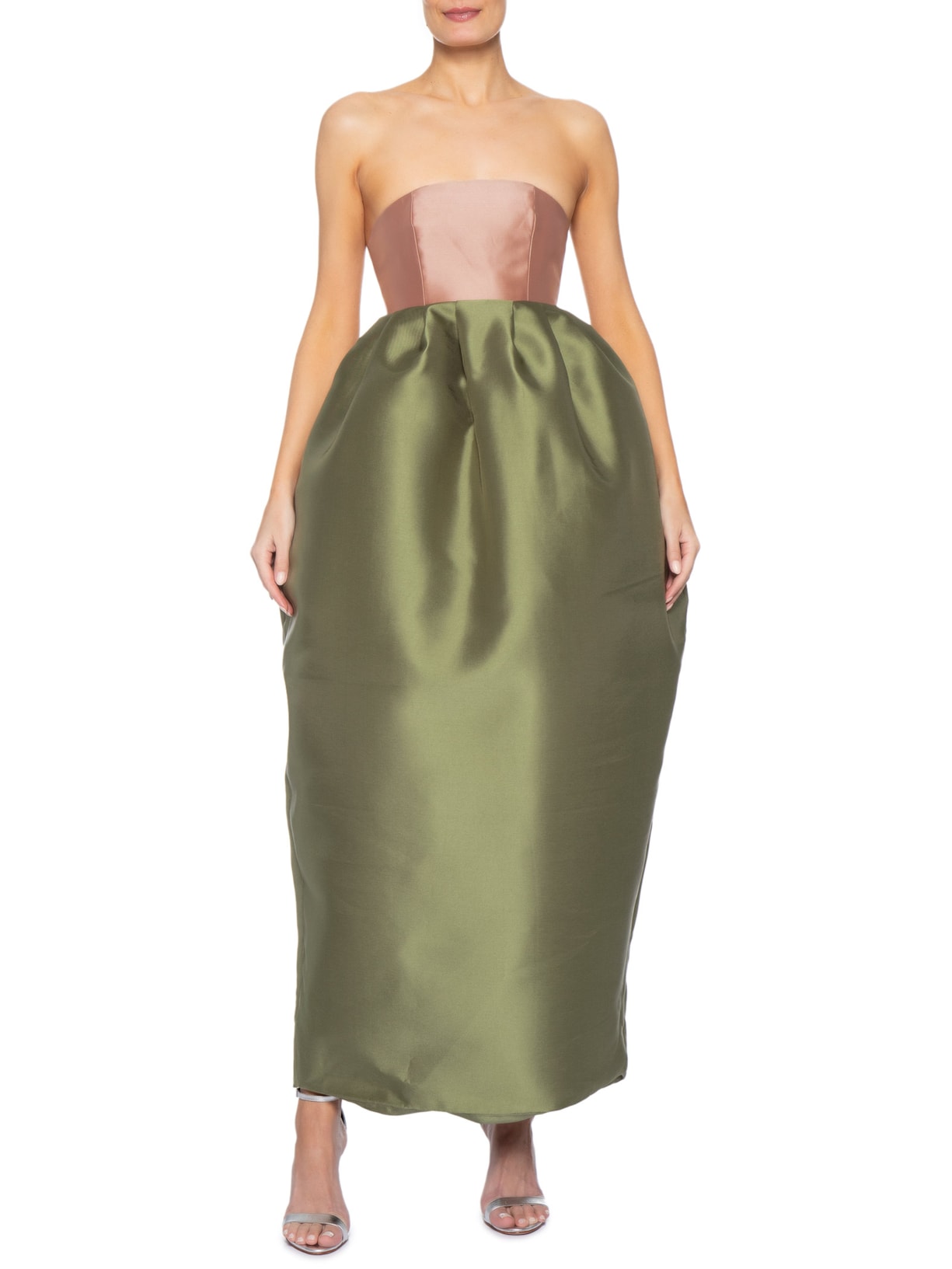 Vestido Balão Verde Fauve