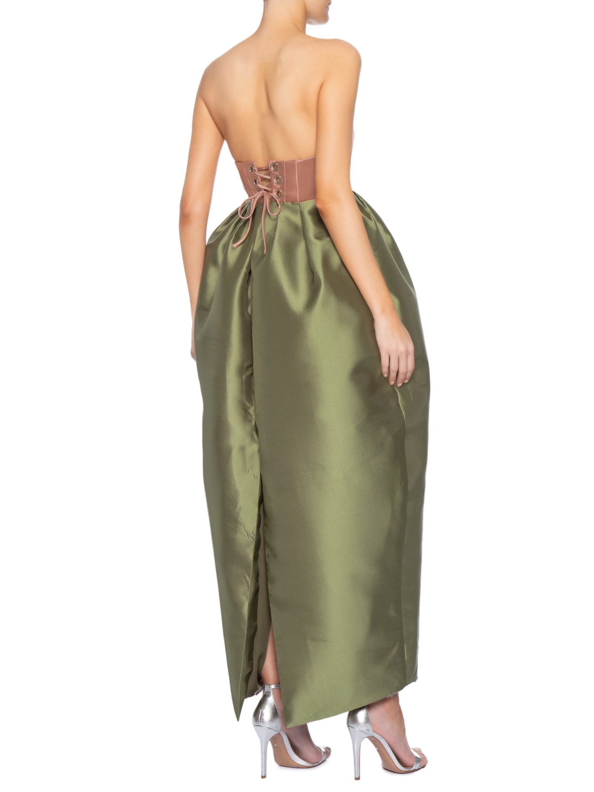 Vestido Balão Verde Fauve
