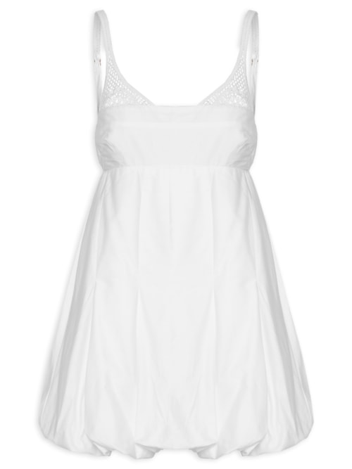 Vestido Balone Alcinhas - Branco