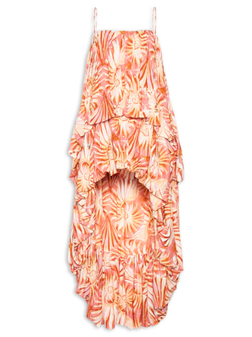 Vestido Balonê Mullet Mar de Concha - Rosa