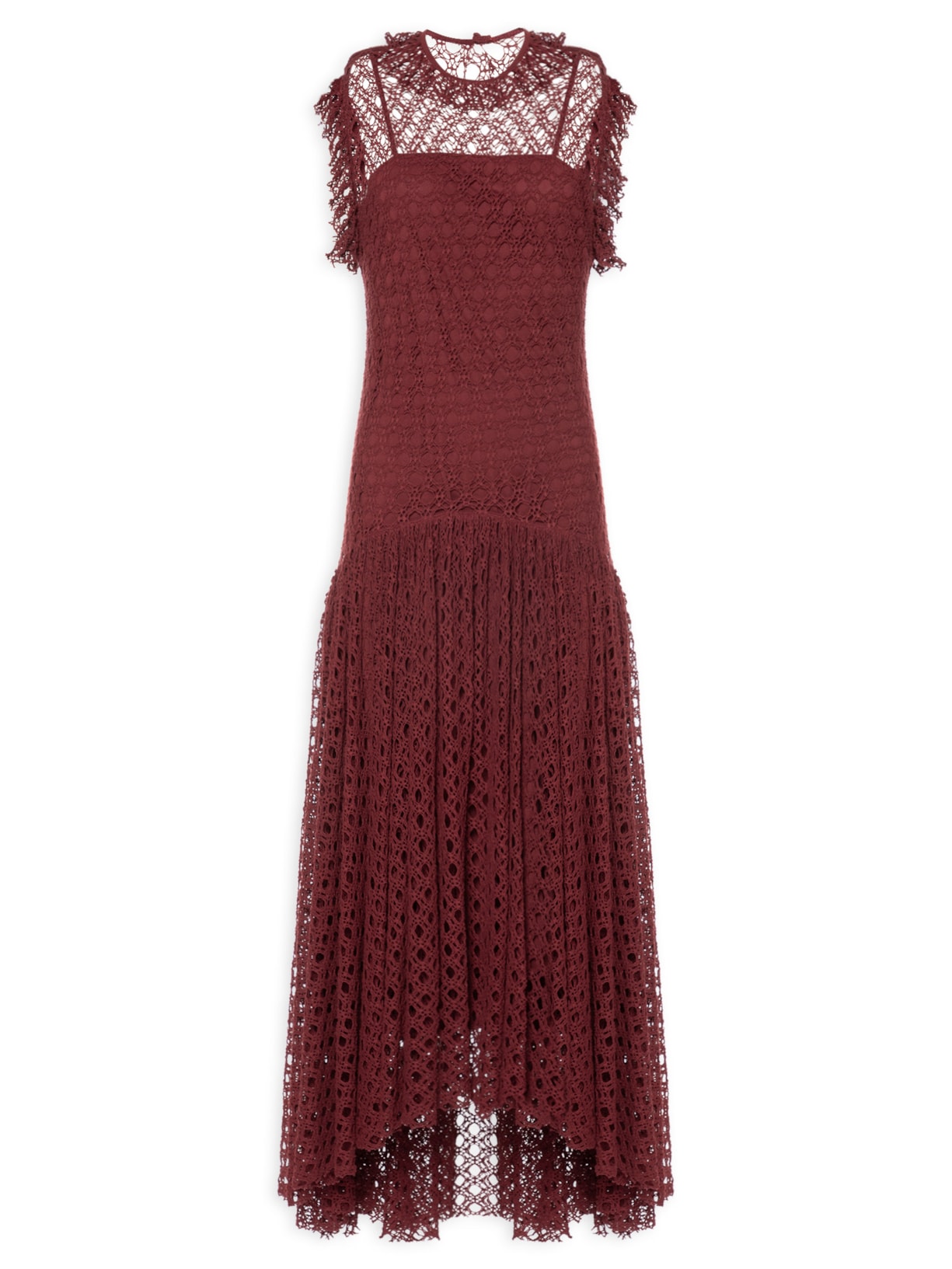 Vestido Balsa Vermelho Aluf