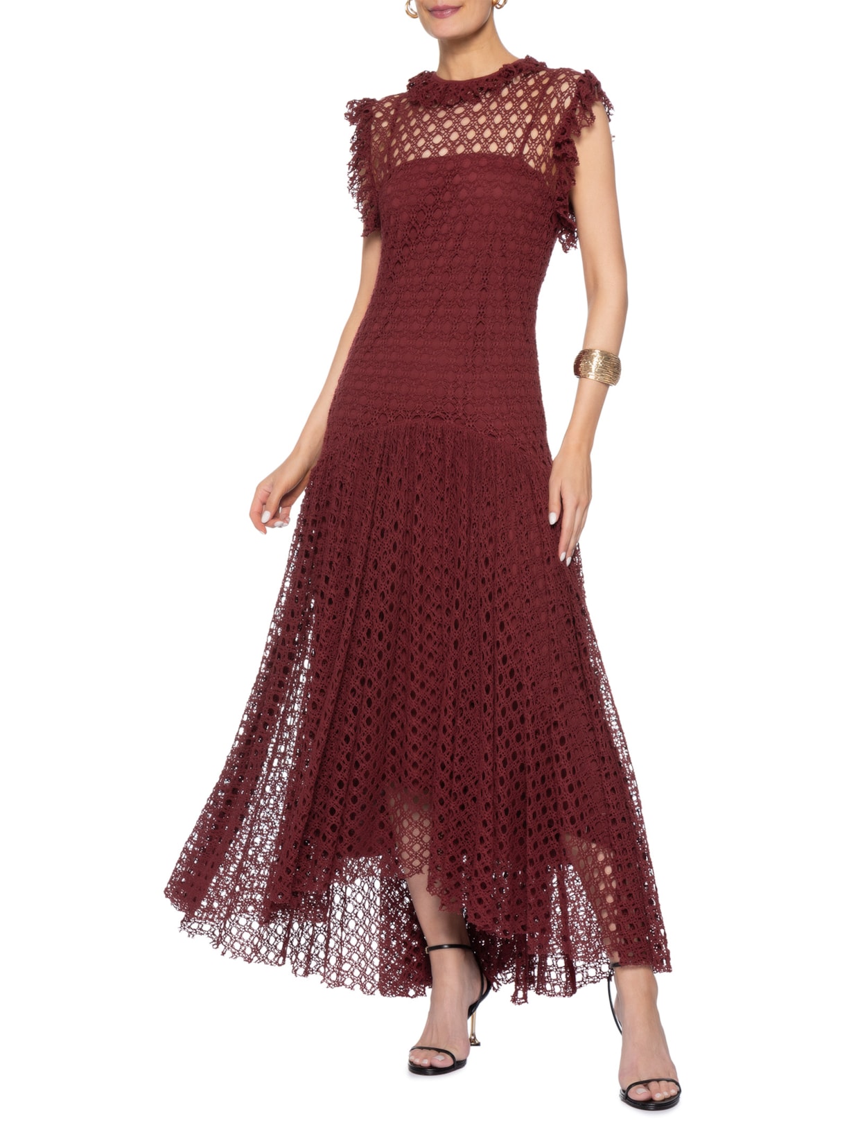 Vestido Balsa Vermelho Aluf