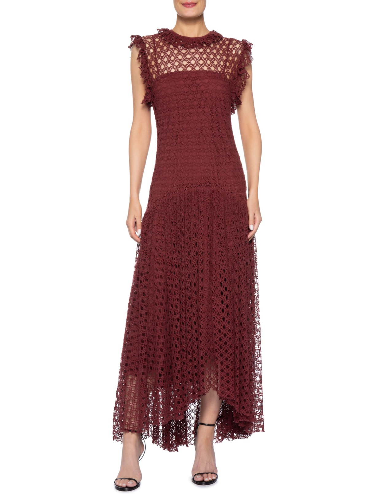 Vestido Balsa Vermelho Aluf