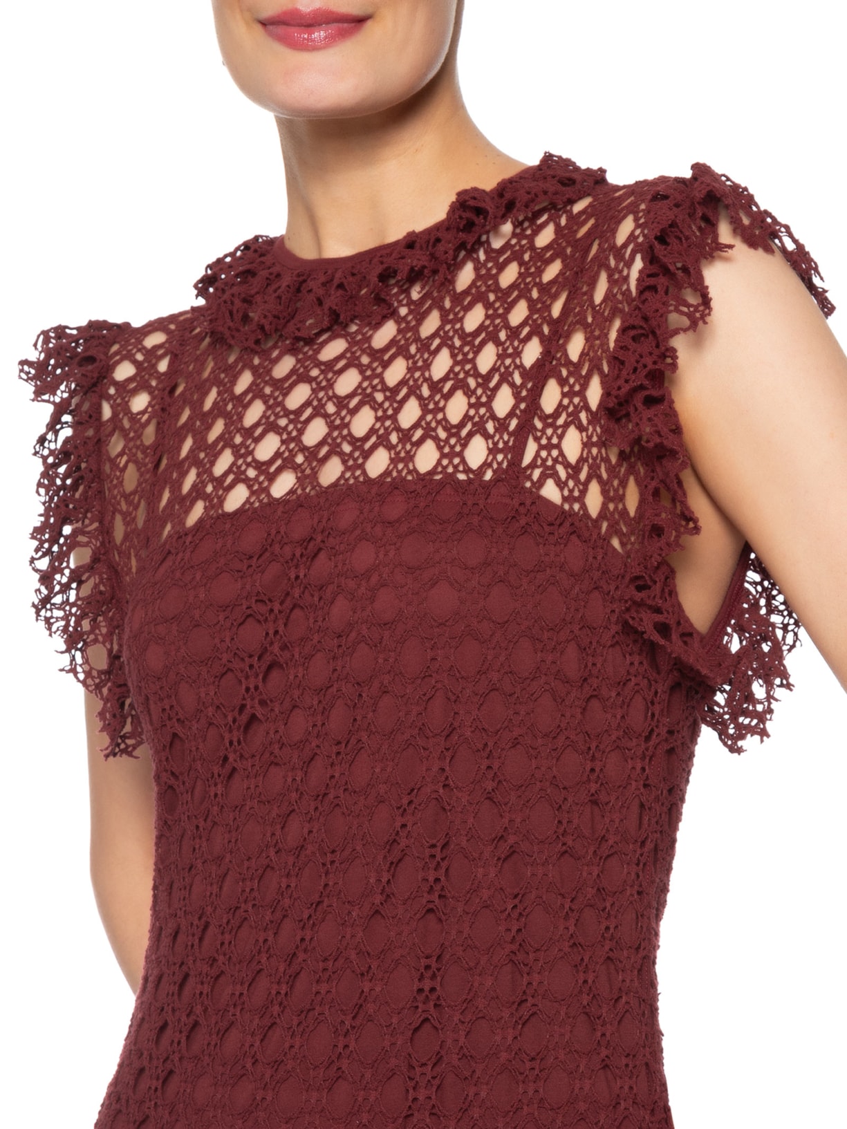 Vestido Balsa Vermelho Aluf