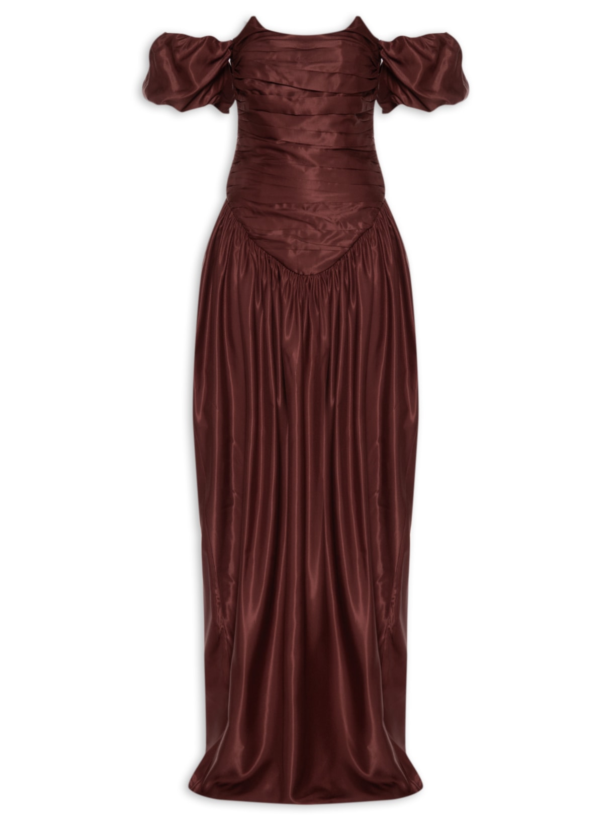 Vestido Bela - Marrom