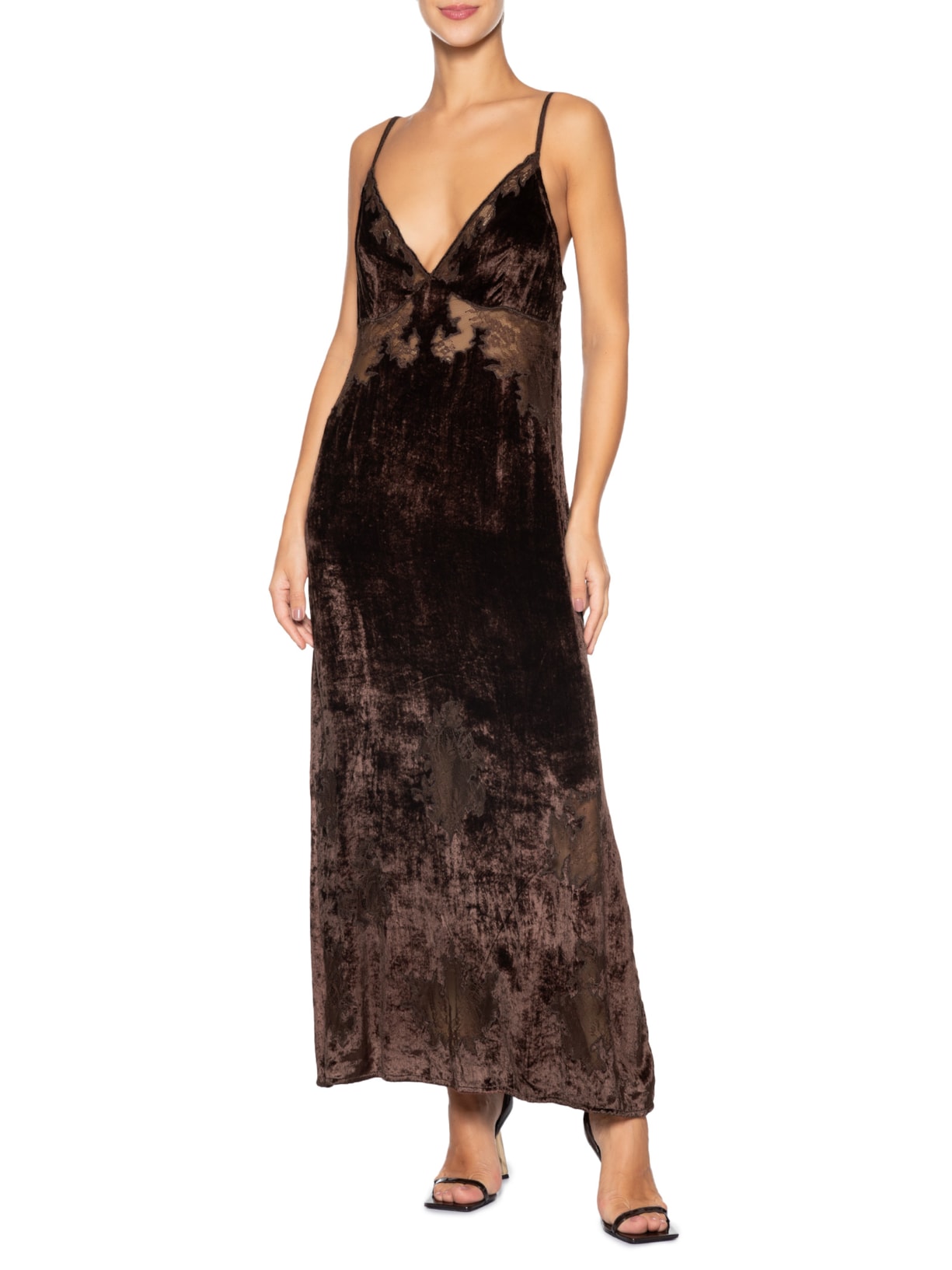 Vestido Bia Marrom Carol Bassi