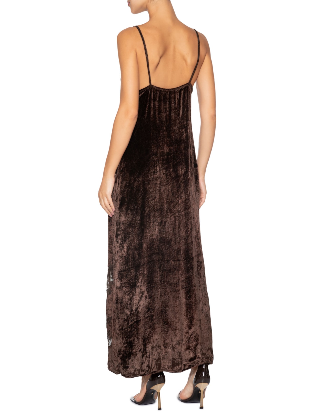 Vestido Bia Marrom Carol Bassi
