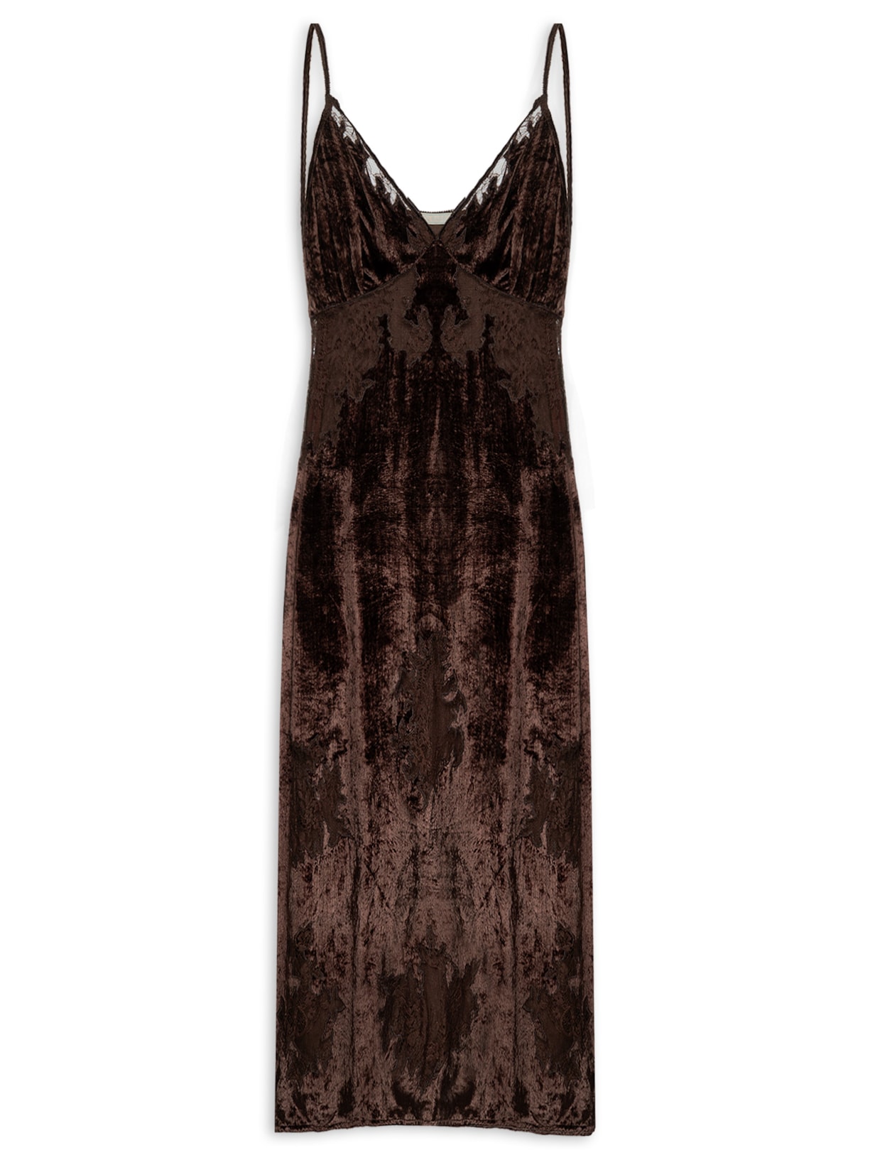 Vestido Bia Marrom Carol Bassi