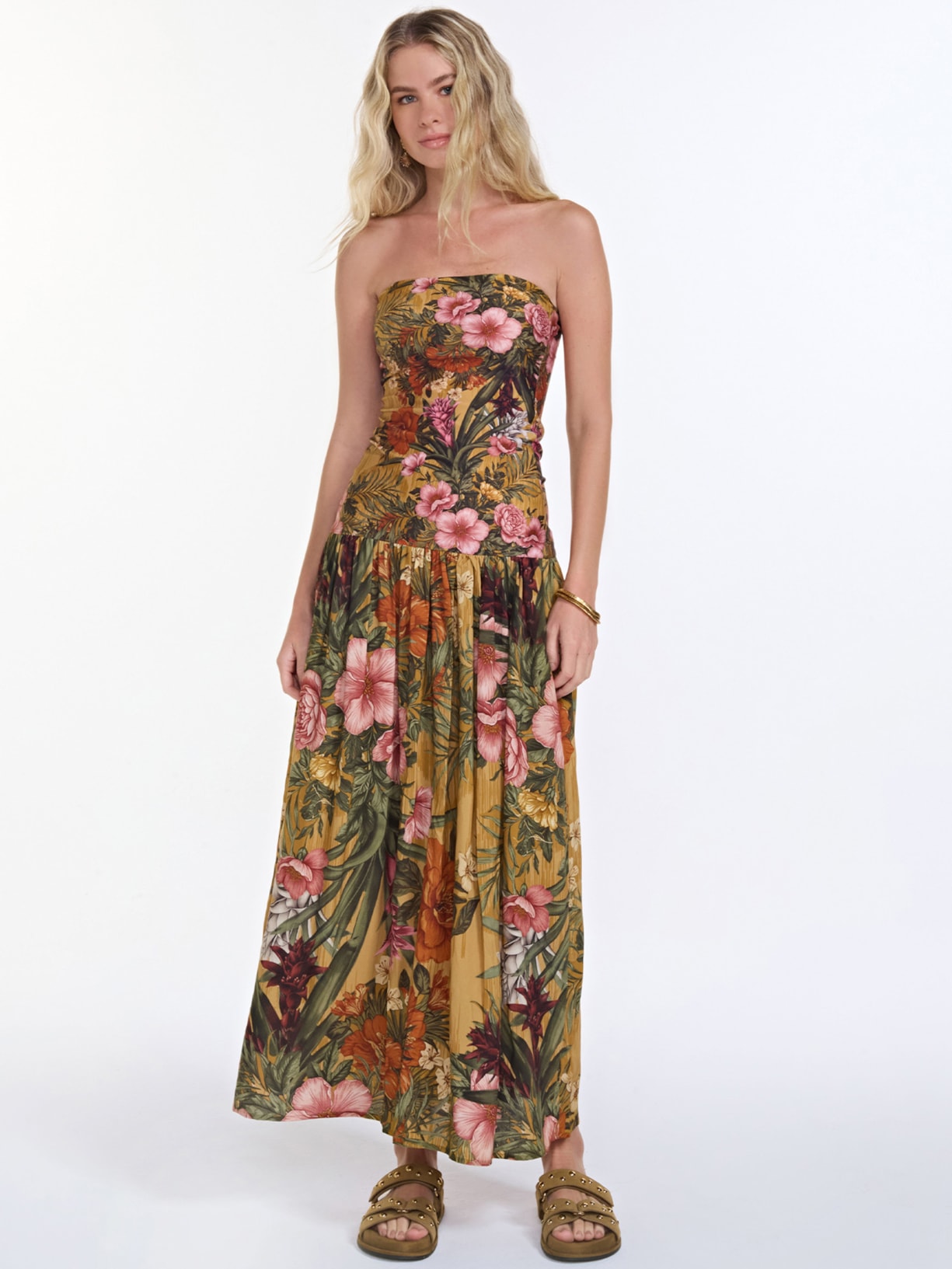 Vestido Bianca Amarelo Triya