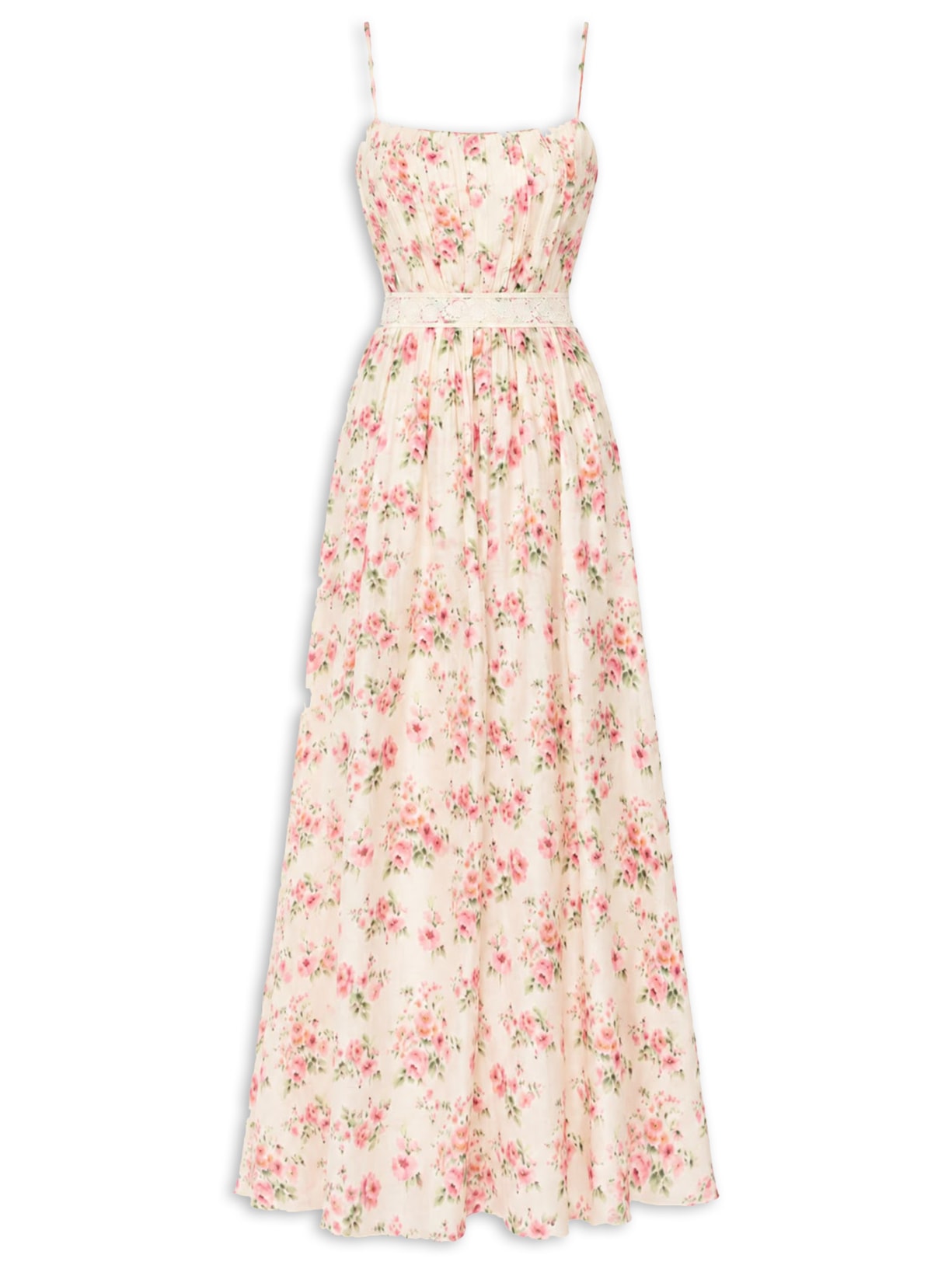 Vestido Blush Garden V27 Rosa Mixed