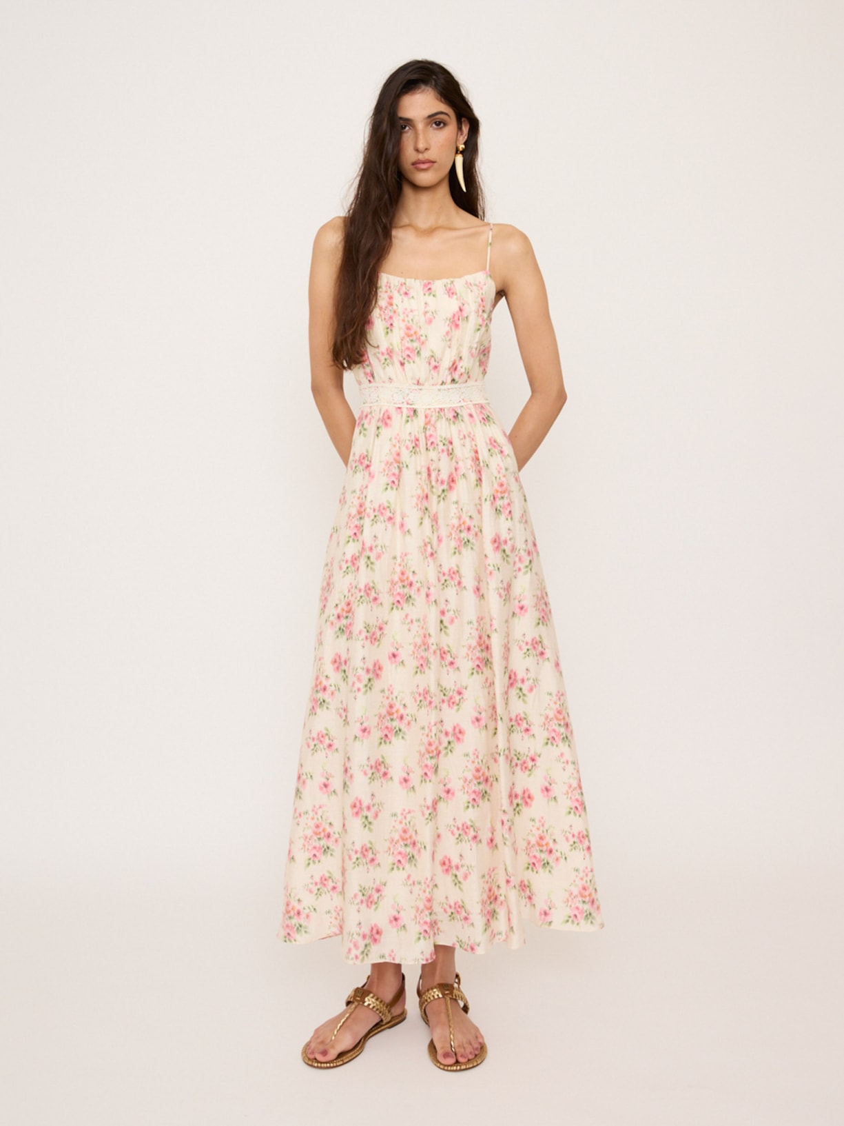 Vestido Blush Garden V27 Rosa Mixed