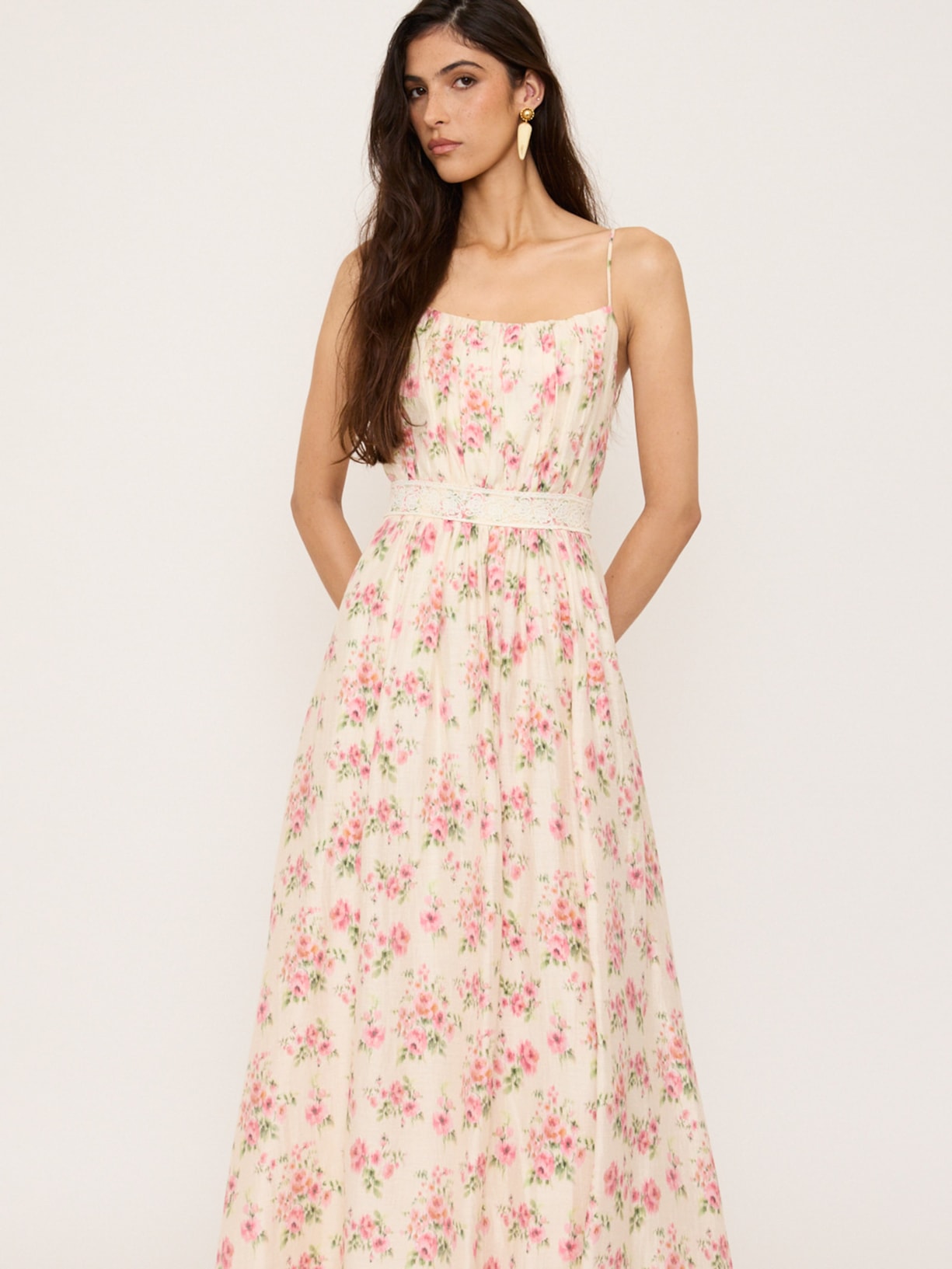 Vestido Blush Garden V27 Rosa Mixed