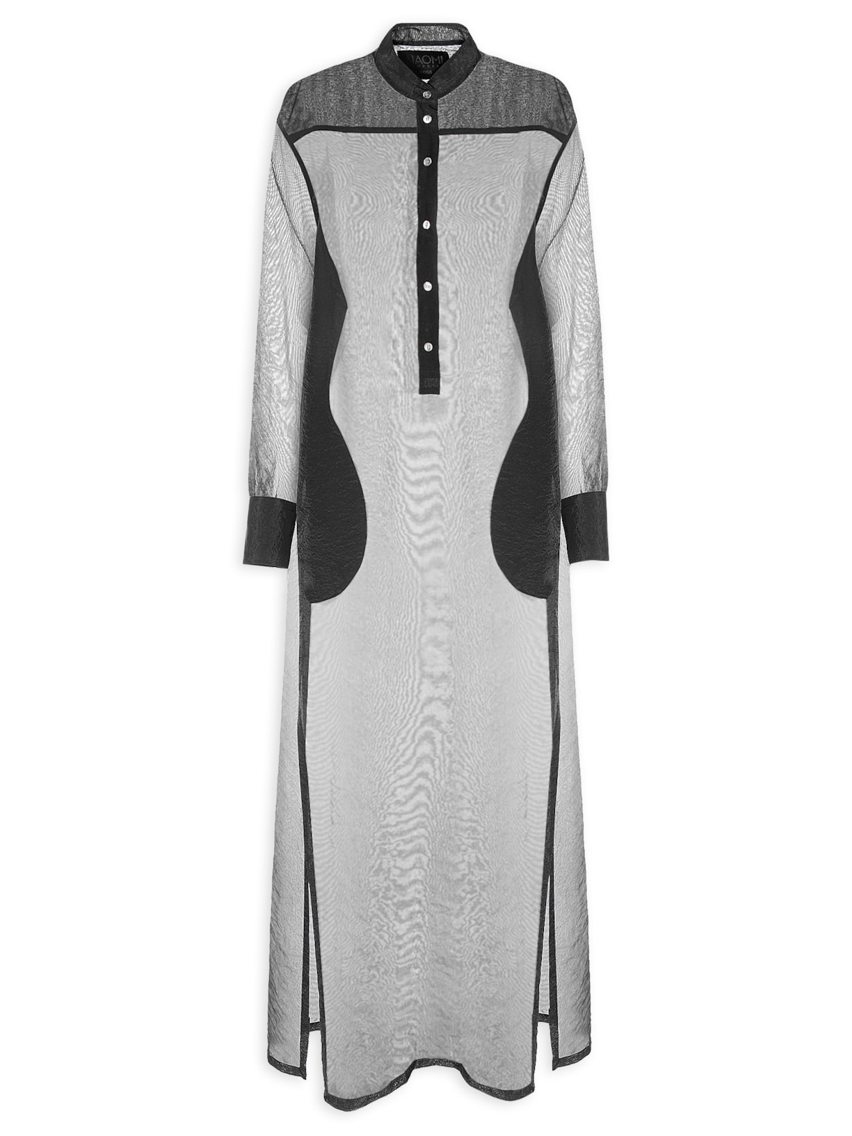 Vestido Boltini Transparência - Preto