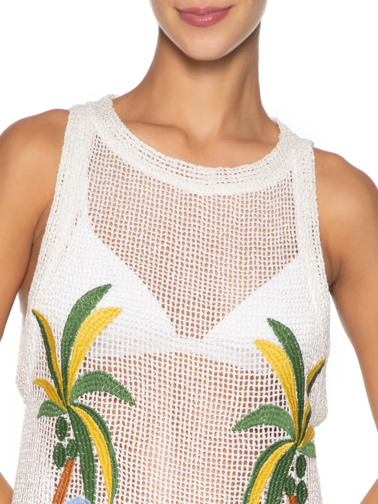 Vestido Bordado Brisa De Rio Branco Farm Praia