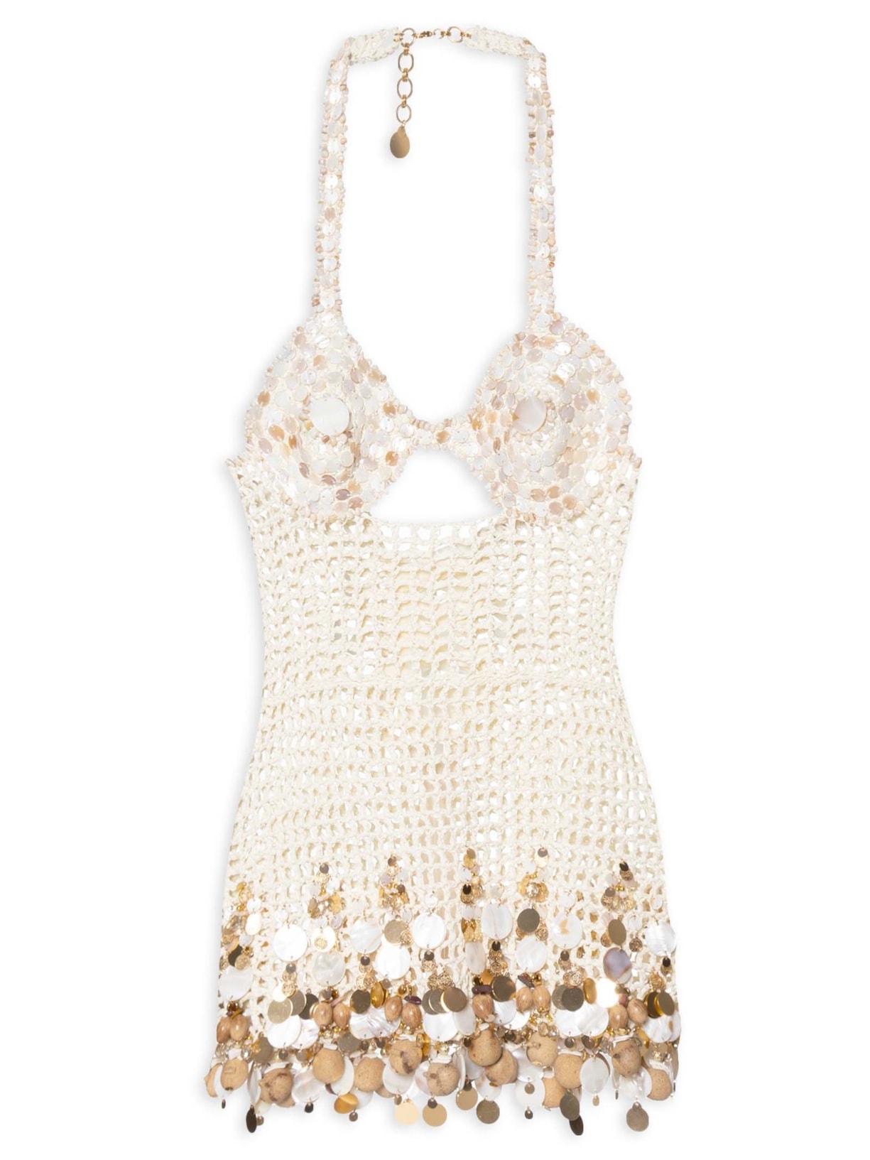 Vestido Bordado - Off White