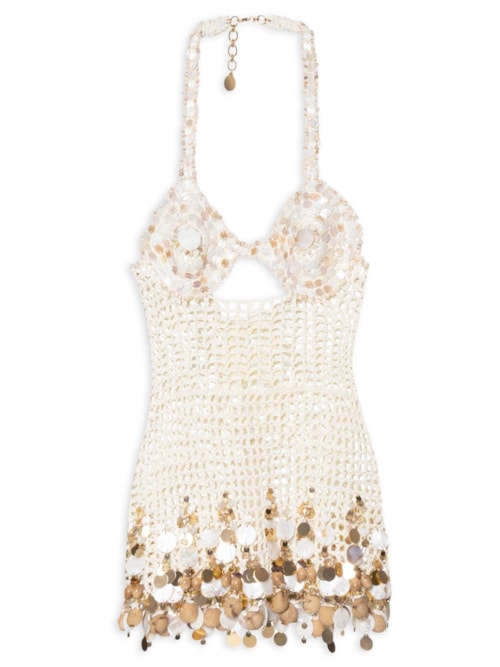 Vestido Bordado - Off White