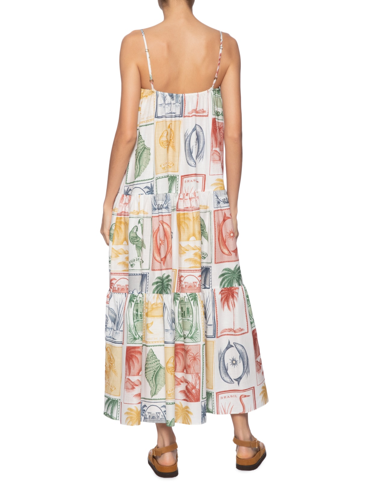 Vestido Brasil Vintage Branco Farm