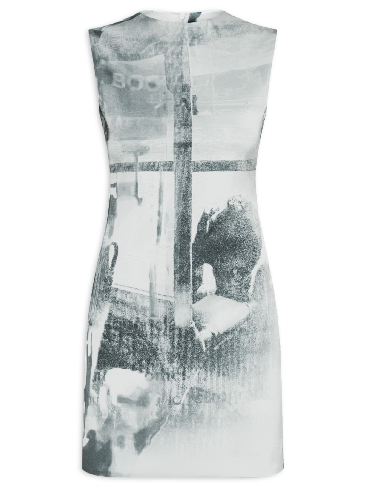 Vestido Bus Estampado Cinza Galavote
