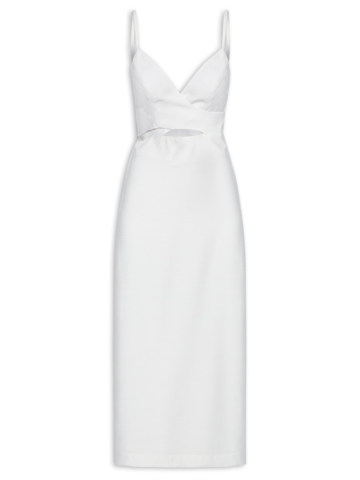 Vestido Busto Transpassado - Branco