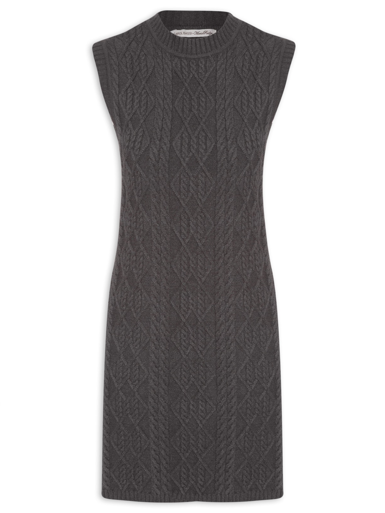 Vestido Cabardino - Cinza