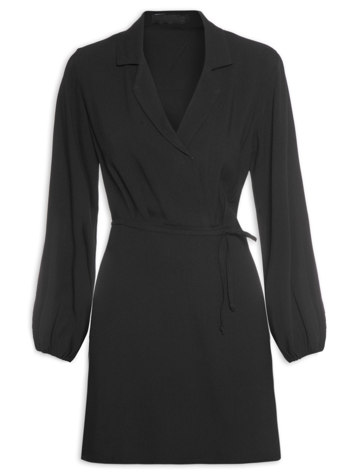Vestido Cache Couer Em Crepe - Preto