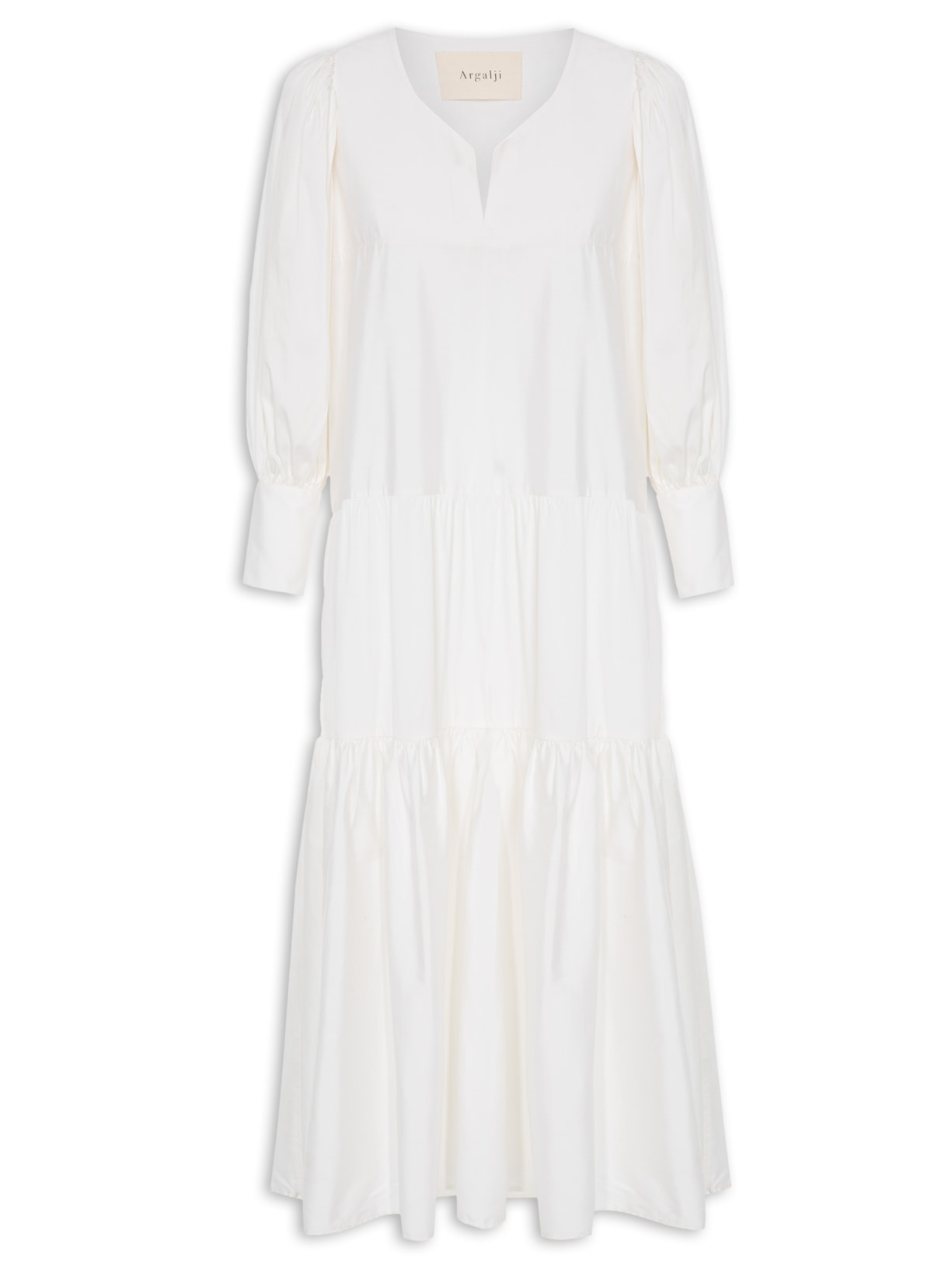 Vestido Camadas Midi - Branco